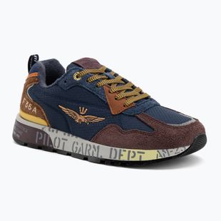 Vyriški batai Aeronautica Militare 252SC0276UCT03546 multicolor navy blue/burnt/wine