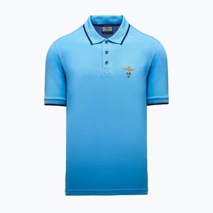 Marškinėliai Aeronautica Militare PO1308UP00082 Polo silver lake blue