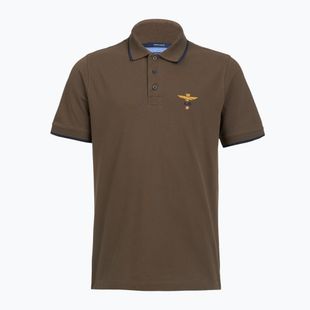 Marškinėliai Aeronautica Militare PO1308UP00082 Polo chestnut brown