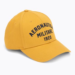 Vyriška kepurė su snapeliu Aeronautica Militare HA1104UCT02 mustard yellow