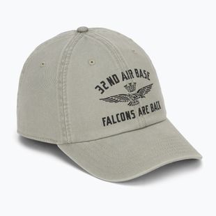 Vyriška kepurė su snapeliu Aeronautica Militare HA1252UCT02476 dried sage