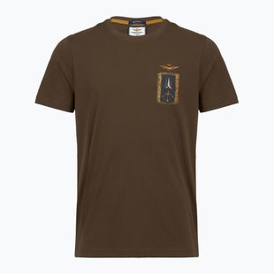 Vyriški marškinėliai Aeronautica Militare TS2535UJ00641 chestnut brown