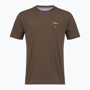 Vyriški marškinėliai Aeronautica Militare TS1580UJ00372 chestnut brown