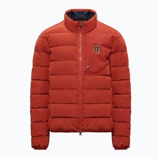 Vyriška žieminė striukė Kurtka Aeronautica Militare 262AB3074UCT04358 red brick
