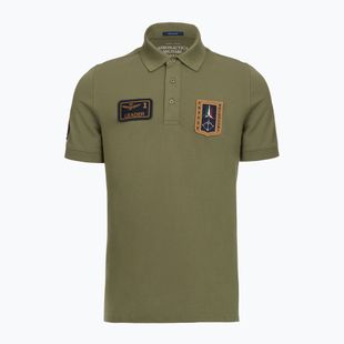 Vyriški marškinėliai Aeronautica Militare PO1927UP00191 Polo lichen green