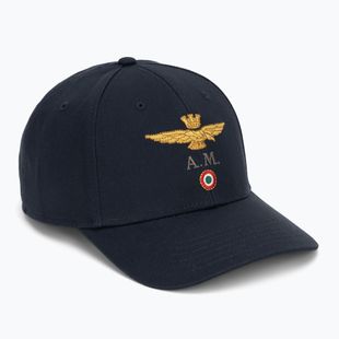 Vyriška kepurė su snapeliu Aeronautica Militare HA1100UCT02848 navy blue