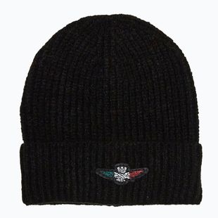 Vyriška žieminė kepurė Czapka Aeronautica Militare 262CU0034UL00451 jet black