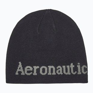 Vyriška žieminė kepurė Czapka Aeronautica Militare 262CU0093UL00450 jet black