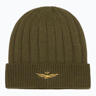Vyriška žieminė kepurė Czapka Aeronautica Militare 262CU0098UL00485 verde militare