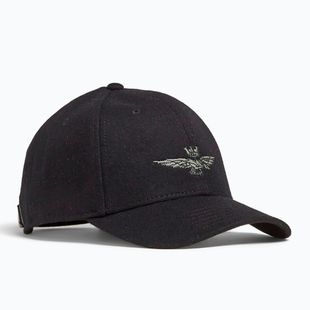 Vyriška kepurė su snapeliu Czapka Aeronautica Militare 262HA1085UCT02333 jet black