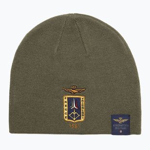 Vyriška žieminė kepurė Czapka Aeronautica Militare 262CU0092UL00450 tea leaf