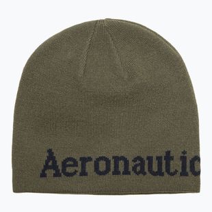 Vyriška žieminė kepurė Czapka Aeronautica Militare 262CU0093UL00450 Tea Leaf