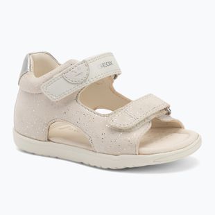 Vaikiški sandalai Geox Macchia white/silver
