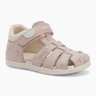Vaikiški sandalai Geox Macchia rose/off white