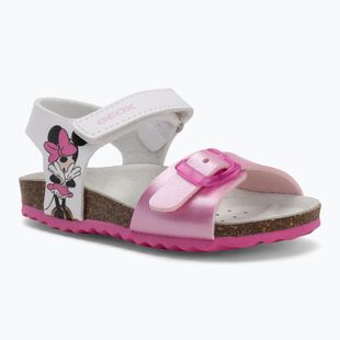 Vaikiški sandalai Geox Chalki white/pink