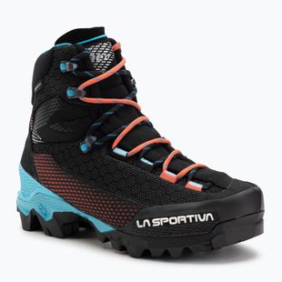 Moteriški alpinizmo batai La Sportiva Aequilibrium ST GTX black/hibiscus
