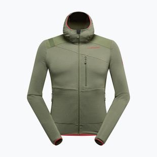 Vyriškas flisinis džemperis La Sportiva Aequilibrium Thermal Hoody cypress/mountain red