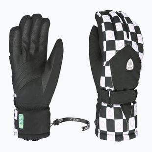Moteriškos slidinėjimo pirštinės Level Hero W ninja black