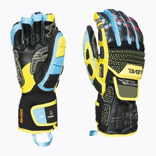 Slidinėjimo pirštinės Level Worldcup Cf yellow/blue