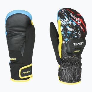 Slidinėjimo pirštinės Level Race Replica Mitt black/yellow
