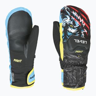 Vaikiškos slidinėjimo pirštinės Level Race Jr Mitt black/yellow