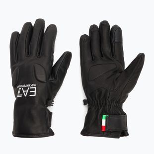Vyriškos slidinėjimo pirštinės EA7 Emporio Armani Ski Technical no rings black