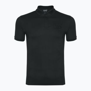 Vyriški marškinėliai EA7 Emporio Armani Train Lux Polo Modal black