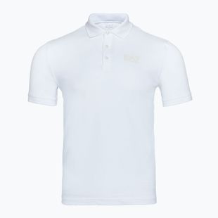 Vyriški marškinėliai EA7 Emporio Armani Train Visibility Polo white