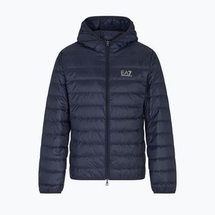 Vyriška striukė EA7 Emporio Armani Train Core Id Down Light Jacket Hoodie armani blue