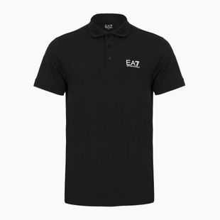 Vyriški polo marškinėliai EA7 Emporio Armani Core Identity Polo black