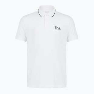 Vyriški polo marškinėliai EA7 Emporio Armani Core Identity Piqué Polo white