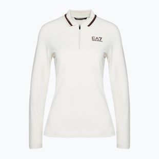 Moteriški marškinėliai ilgomis rankovėmis EA7 Emporio Armani Golf Pro Polo silver birch