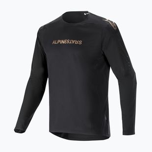 Vyriški dviračių marškinėliai ilgomis rankovėmis Alpinestars A-Aria Polartec Switch black