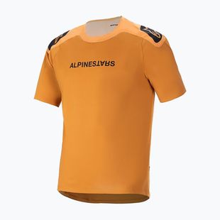 Vyriški dviračių marškinėliai Alpinestars A-Aria Polartec Switch dark gold