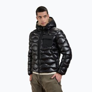 Vyriška pašiltinta striukė Blaueer USA Bryant black inside beige