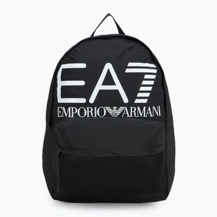 EA7 Emporio Armani Train Core Series 16 l juoda/balta miesto kuprinė su logotipu