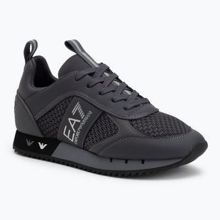 Batai EA7 Emporio Armani Black & White Laces asphalt grey/silv.g7