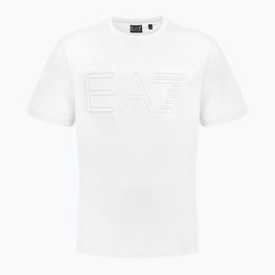 Vyriški EA7 Emporio Armani Logo Series balti marškinėliai
