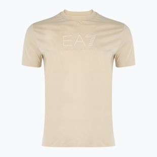 Vyriški marškinėliai EA7 Emporio Armani Visibility Cotton Crew almond milk