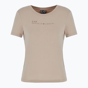 Moteriški marškinėliai EA7 Emporio Armani Natural Ventus 7 cobblestone