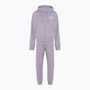 Moteriškas EA7 Emporio Armani Traukinio matomumo sportinis kostiumas HO CH FZ lavender grey