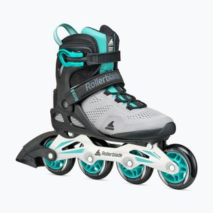 Moteriški riedučiai Rollerblade Macroblade 80 W grey/teal blue