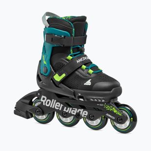 Vaikiški riedučiai Rollerblade Microblade XT Jr black/petrol green