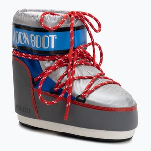 Moteriški sniego batai Moon Boot Icon Low Space Racing silver/blue/red