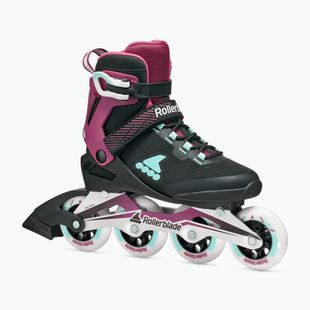 Moteriški riedučiai Rollerblade Macroblade 84 W black/burgundy/ocean green