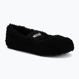 Moteriškos balerinos Moon Boot Shearling Ballerina juodos spalvos