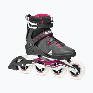 Moteriški riedučiai Rollerblade Macroblade 90 W black/burgundy/ocean green