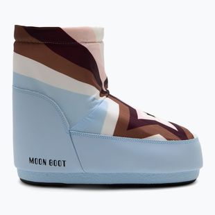 Moteriški sniego batai Moon Boot Icon Low Nolace Comet baby blue/multicolor
