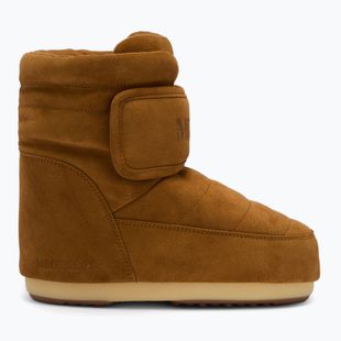 Moteriški sniego batai Moon Boot Icon Strap Suede cognac