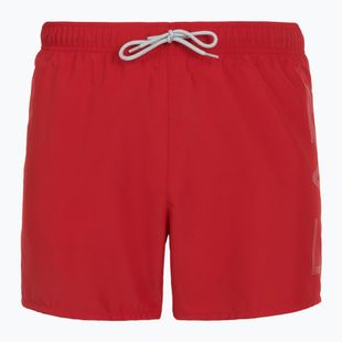 Vyriški maudymosi šortai EA7 Emporio Armani Swim Trunks With Oversized Logo equestrian red / silver